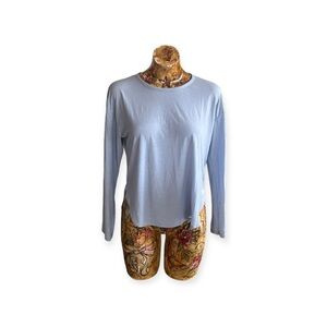 Under Armour blue heat gear top athletic athleisure work out small blue